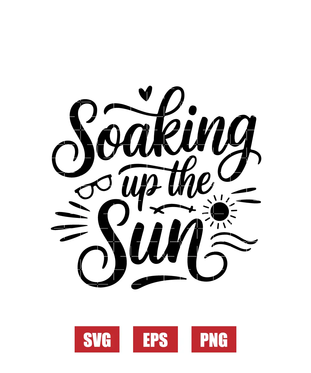 Soaking up the Sun Svg