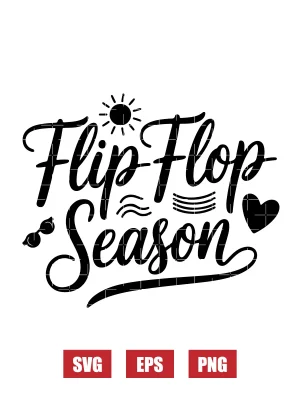 Flip Flop Season Svg