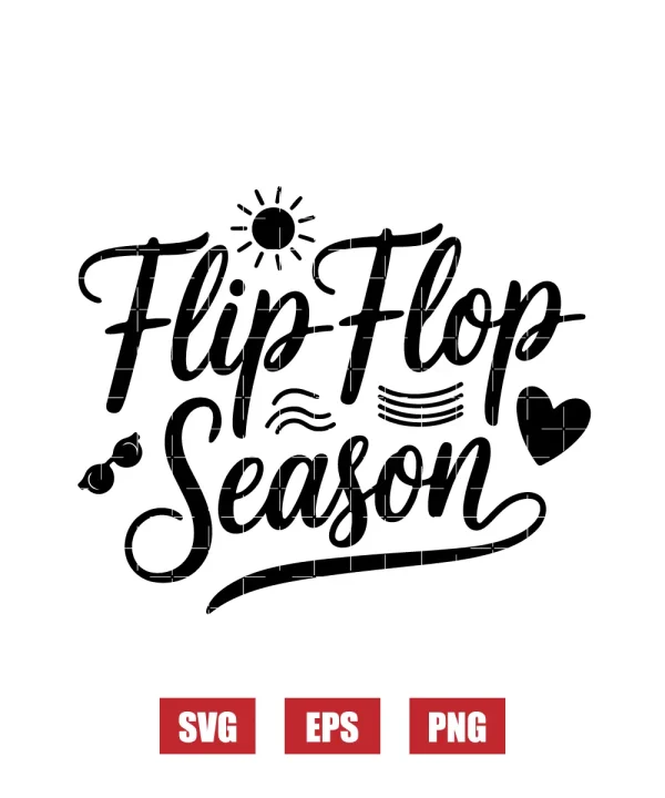Flip Flop Season Svg