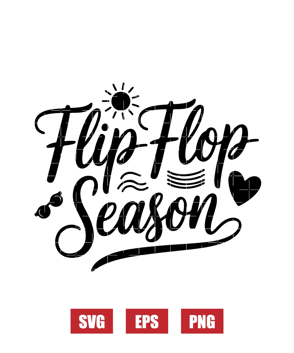 Flip Flop Season Svg