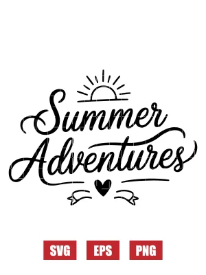 Summer Adventures Svg