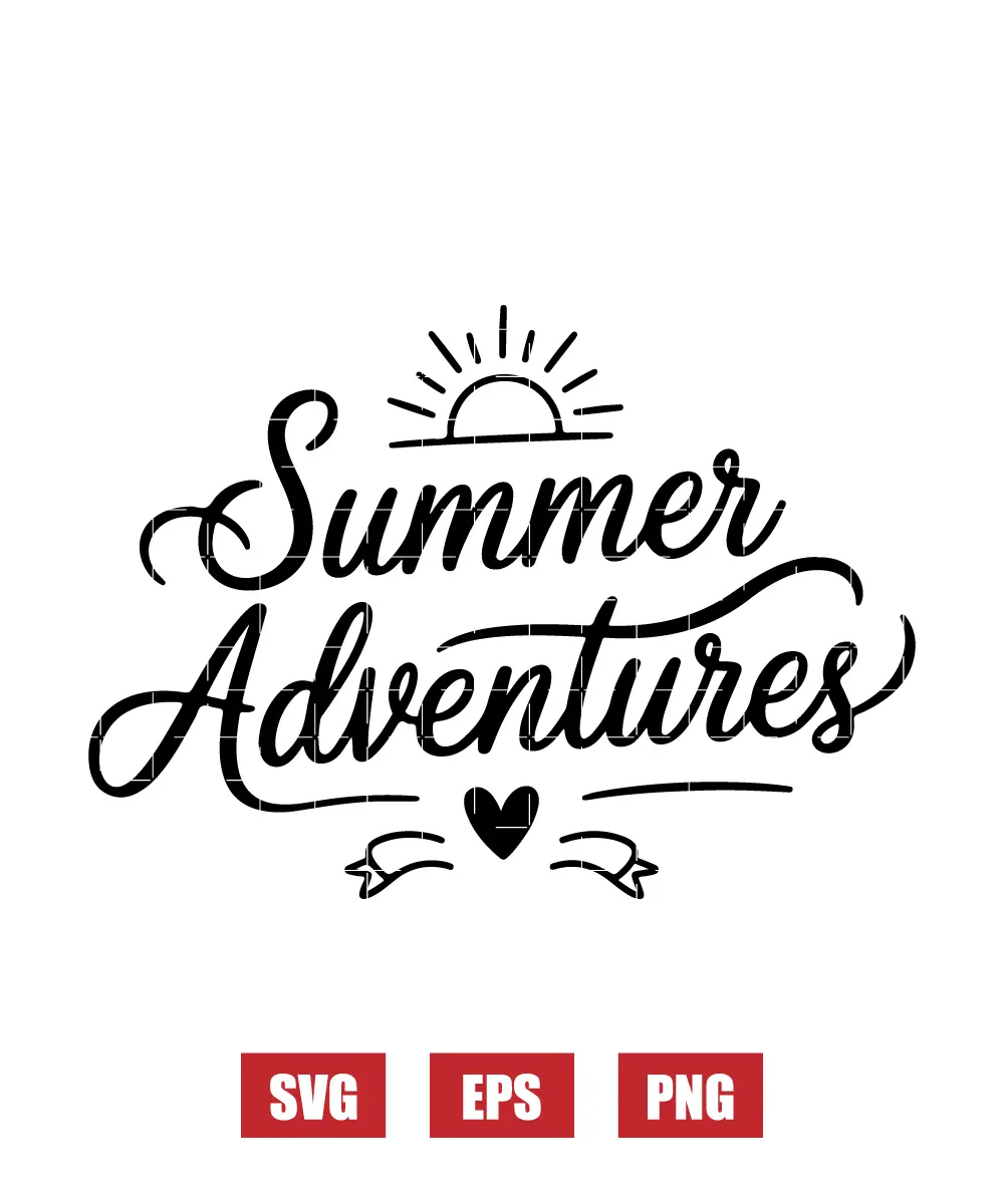 Summer Adventures Svg