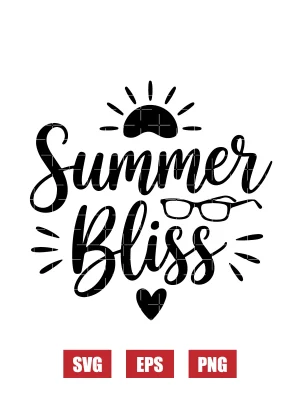 Summer Bliss Svg