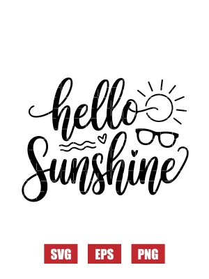 Hello Sunshine Svg