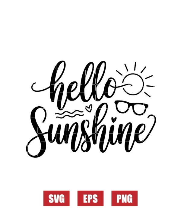 Hello Sunshine Svg