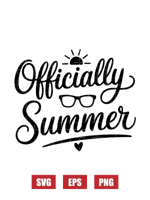 Officially Summer Svg