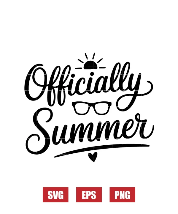 Officially Summer Svg
