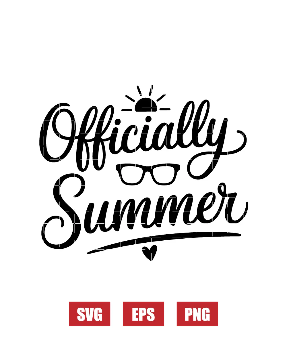 Officially Summer Svg