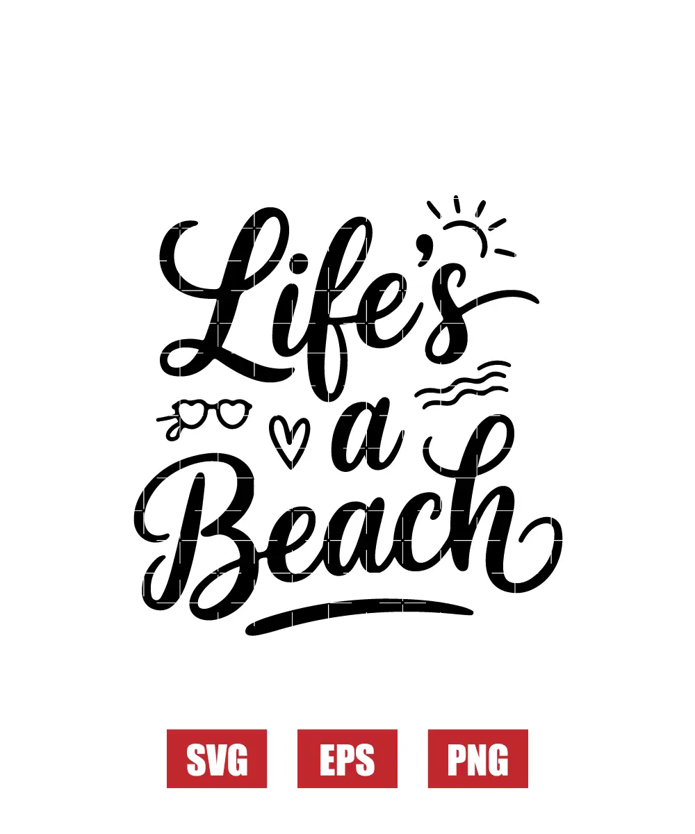 Life's a Beach Svg