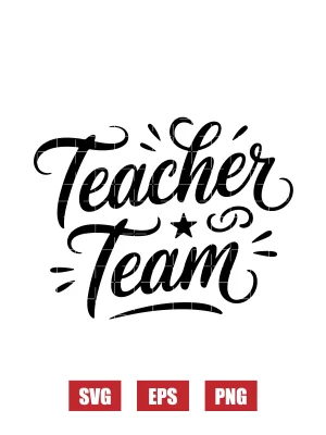 Teacher Team Svg