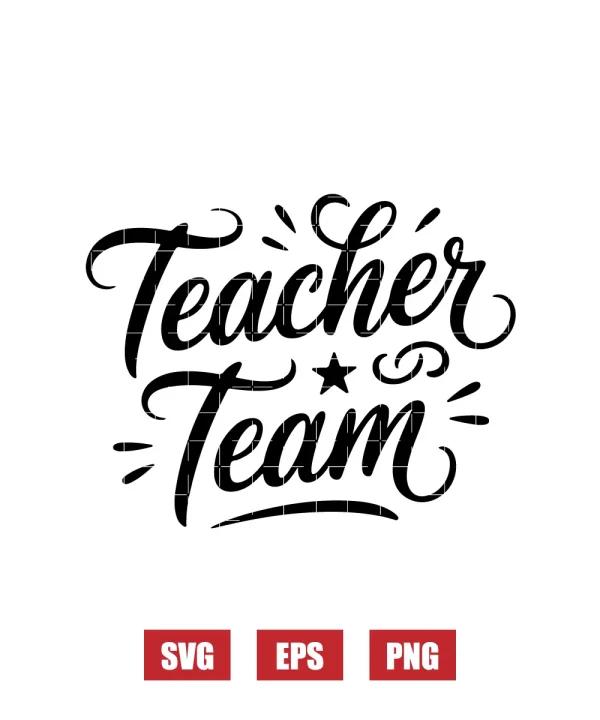 Teacher Team Svg