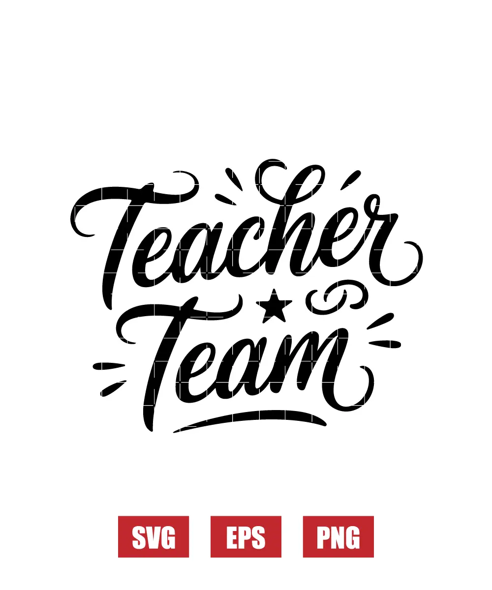 Teacher Team Svg