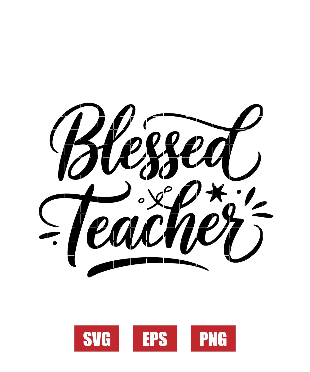 Blessed Teacher Svg