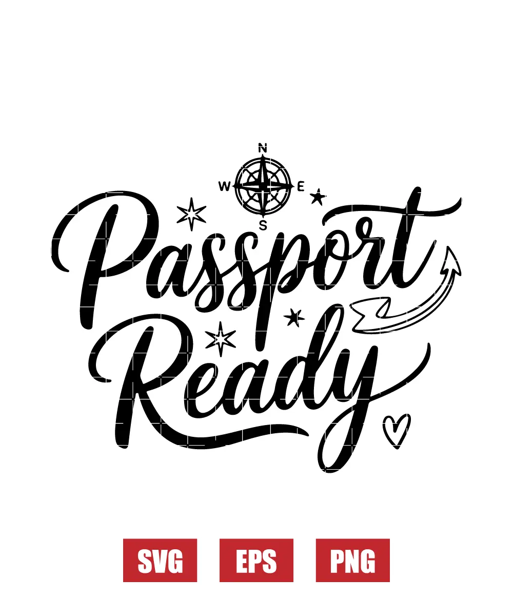 Passport Ready Svg