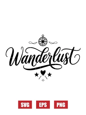 Wanderlust Svg