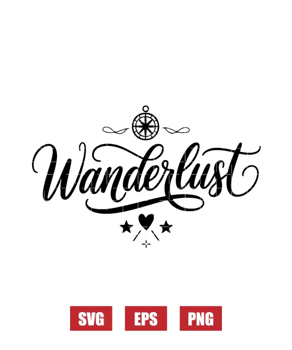 Wanderlust Svg