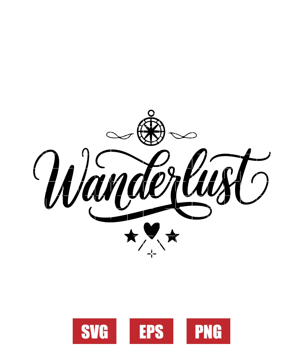Wanderlust Svg