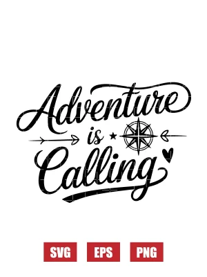 Adventure is Calling Svg