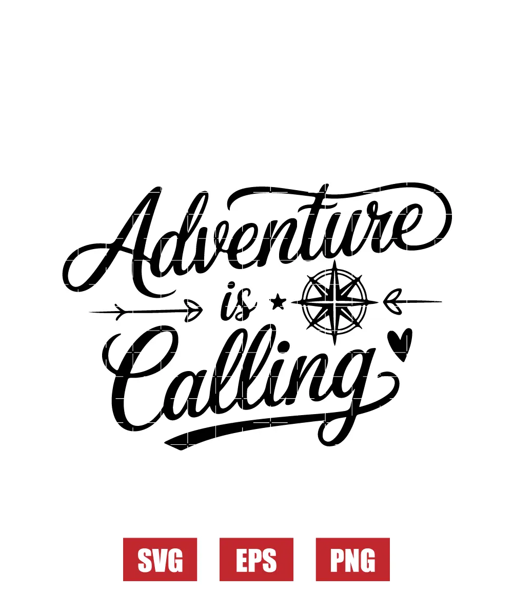 Adventure is Calling Svg