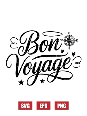 Bon Voyage Svg