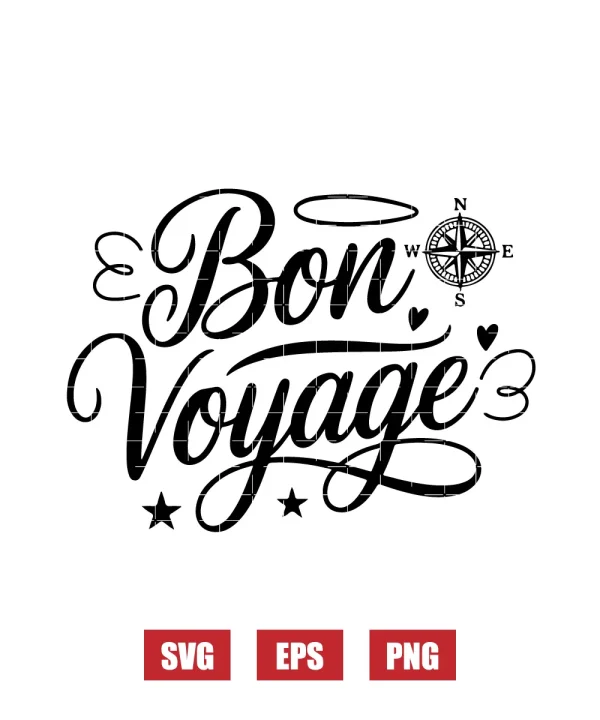 Bon Voyage Svg