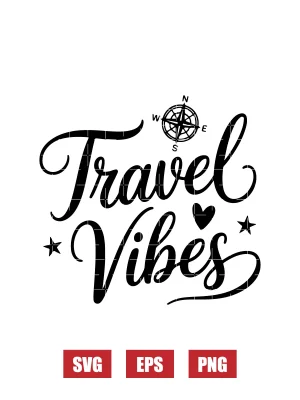 Travel Vibes Svg