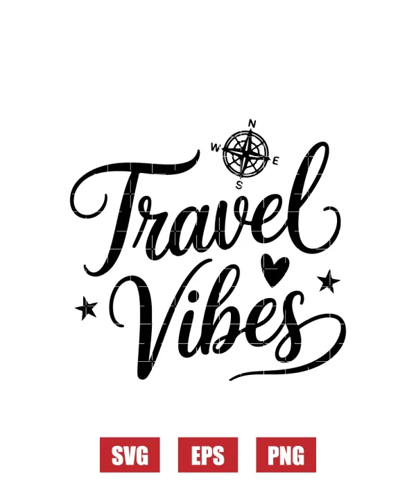 Travel Vibes Svg