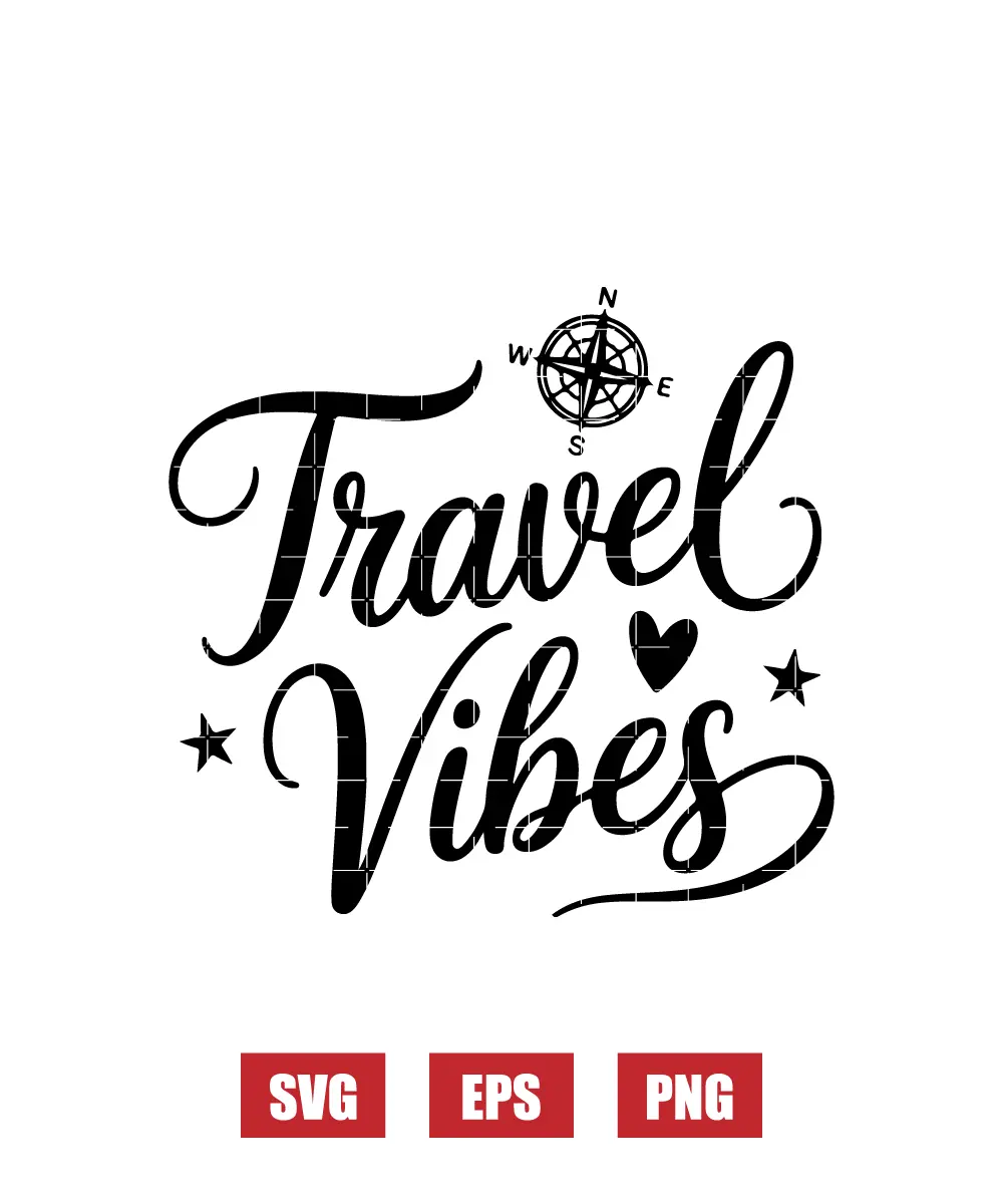 Travel Vibes Svg