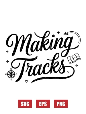Making Tracks Svg