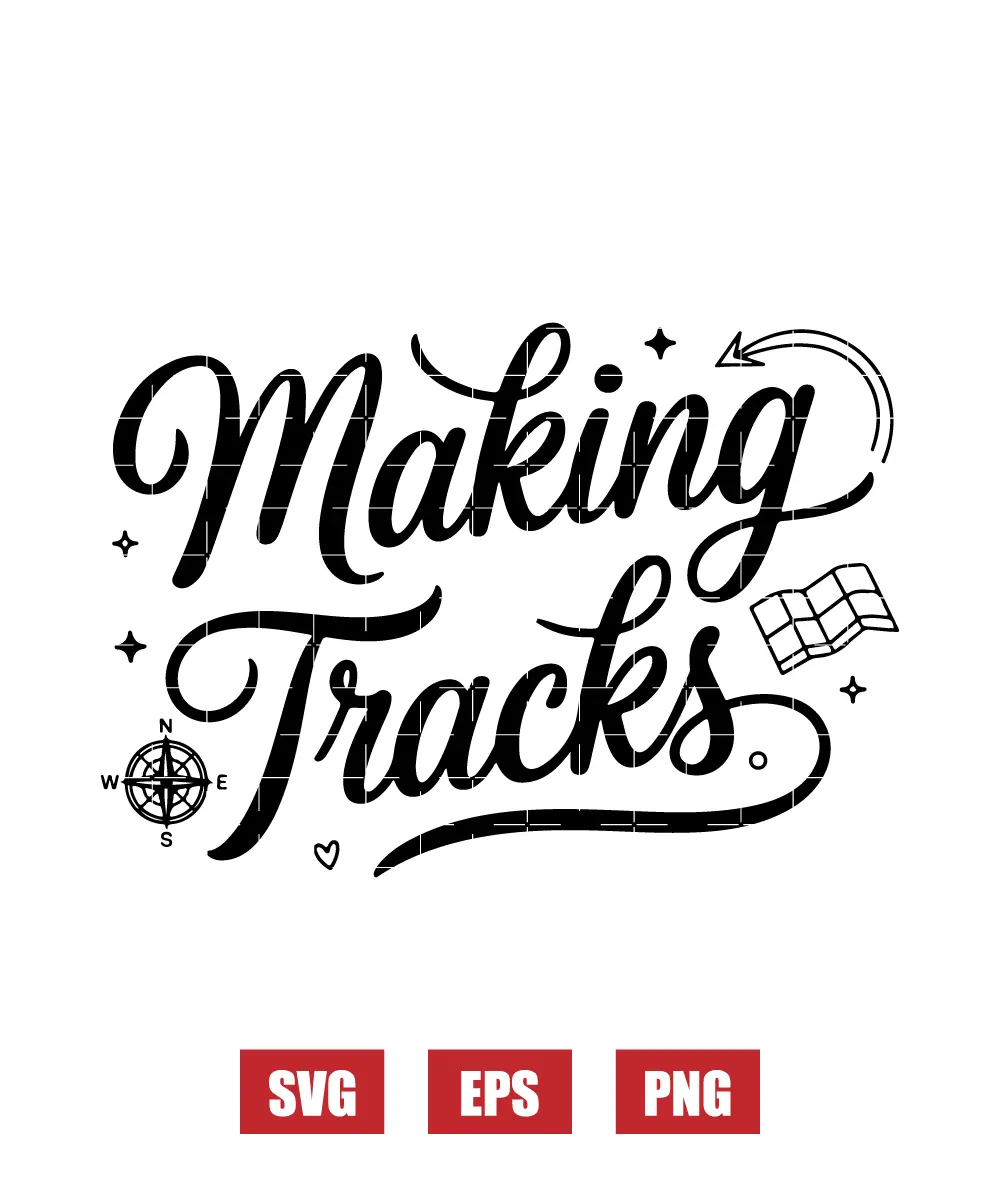 Making Tracks Svg