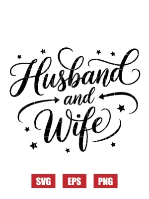 Husband And Wife Svg