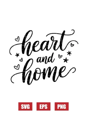Heart And Home Svg