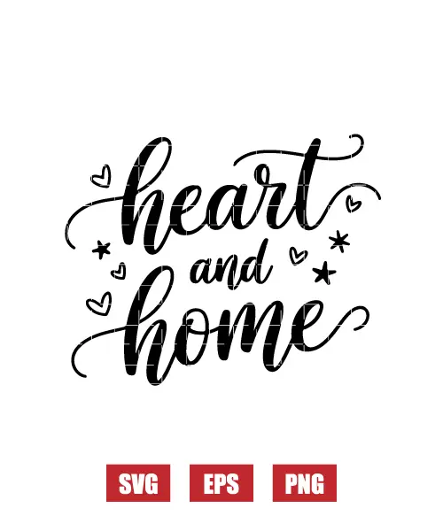 Heart And Home Svg