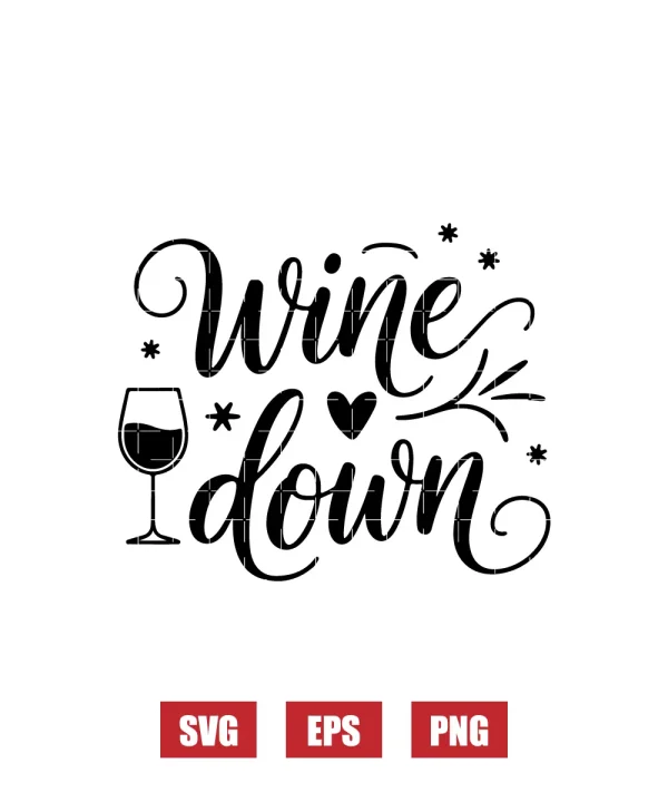 Wine Down Svg
