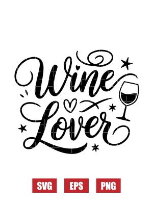 Wine Lover Svg