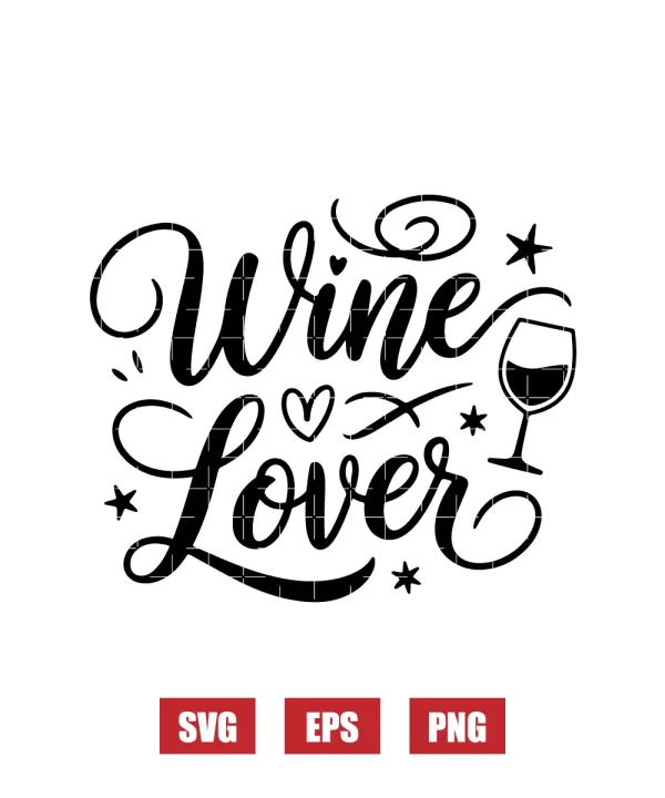 Wine Lover Svg