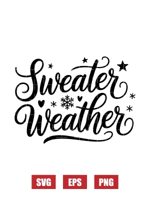Sweater Weather Svg