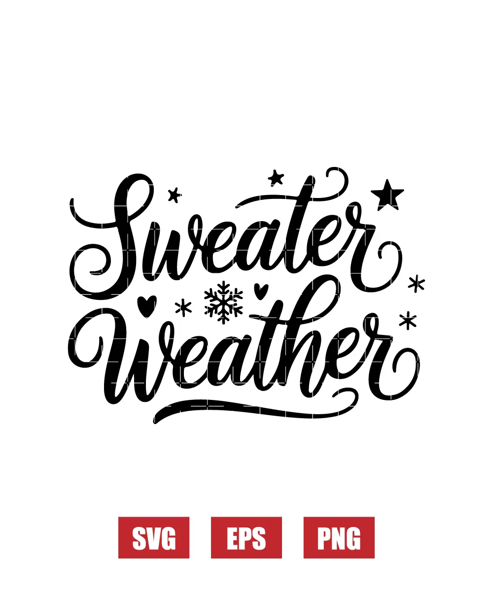 Sweater Weather Svg