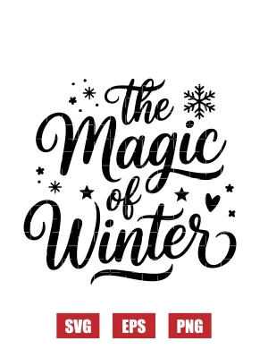 The Magic of Winter Svg