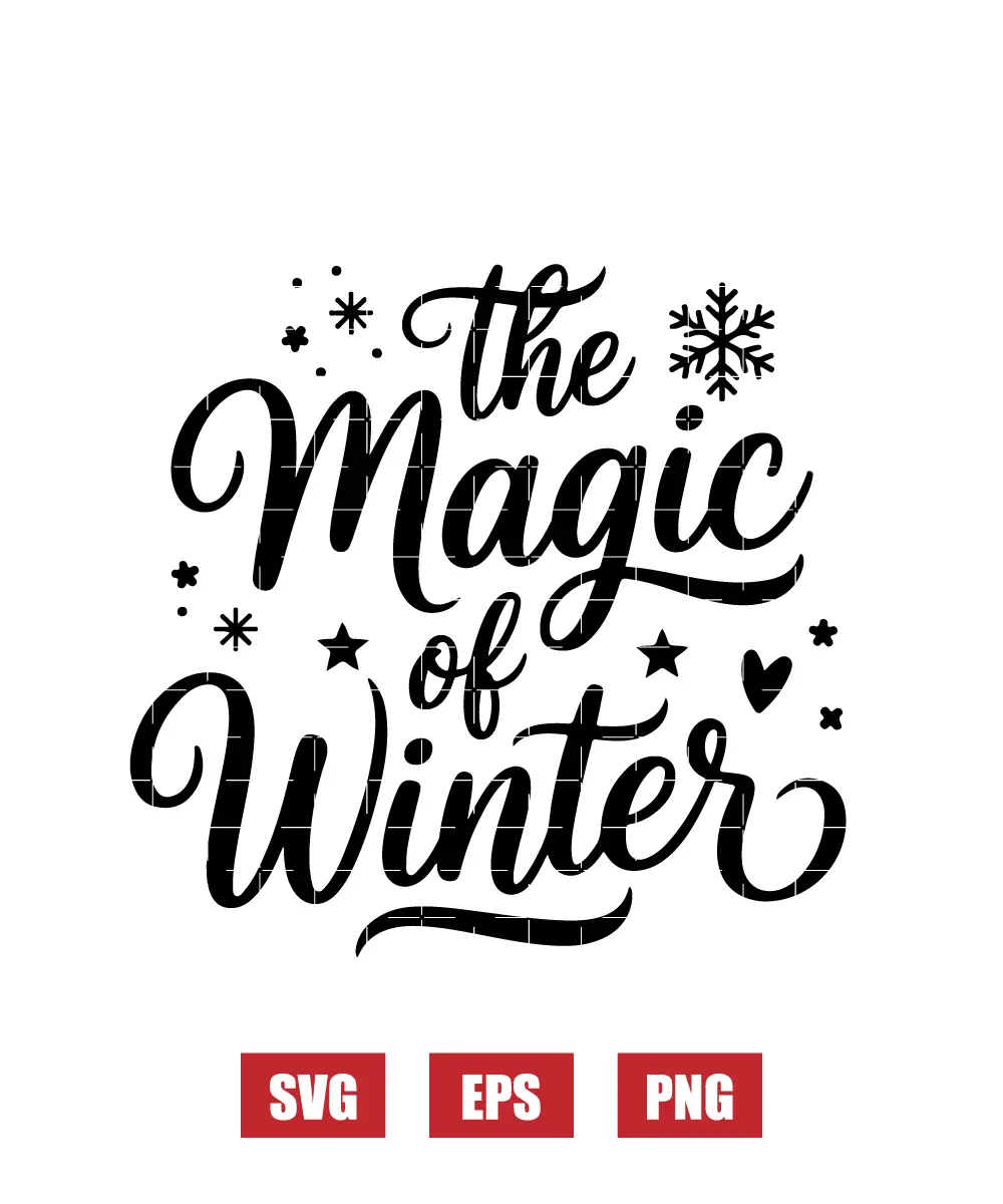 The Magic of Winter Svg