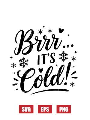 Brrr... It's Cold! Svg