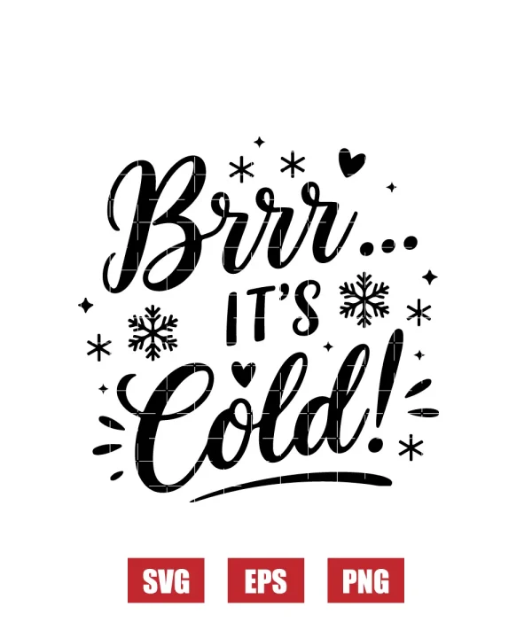 Brrr... It's Cold! Svg
