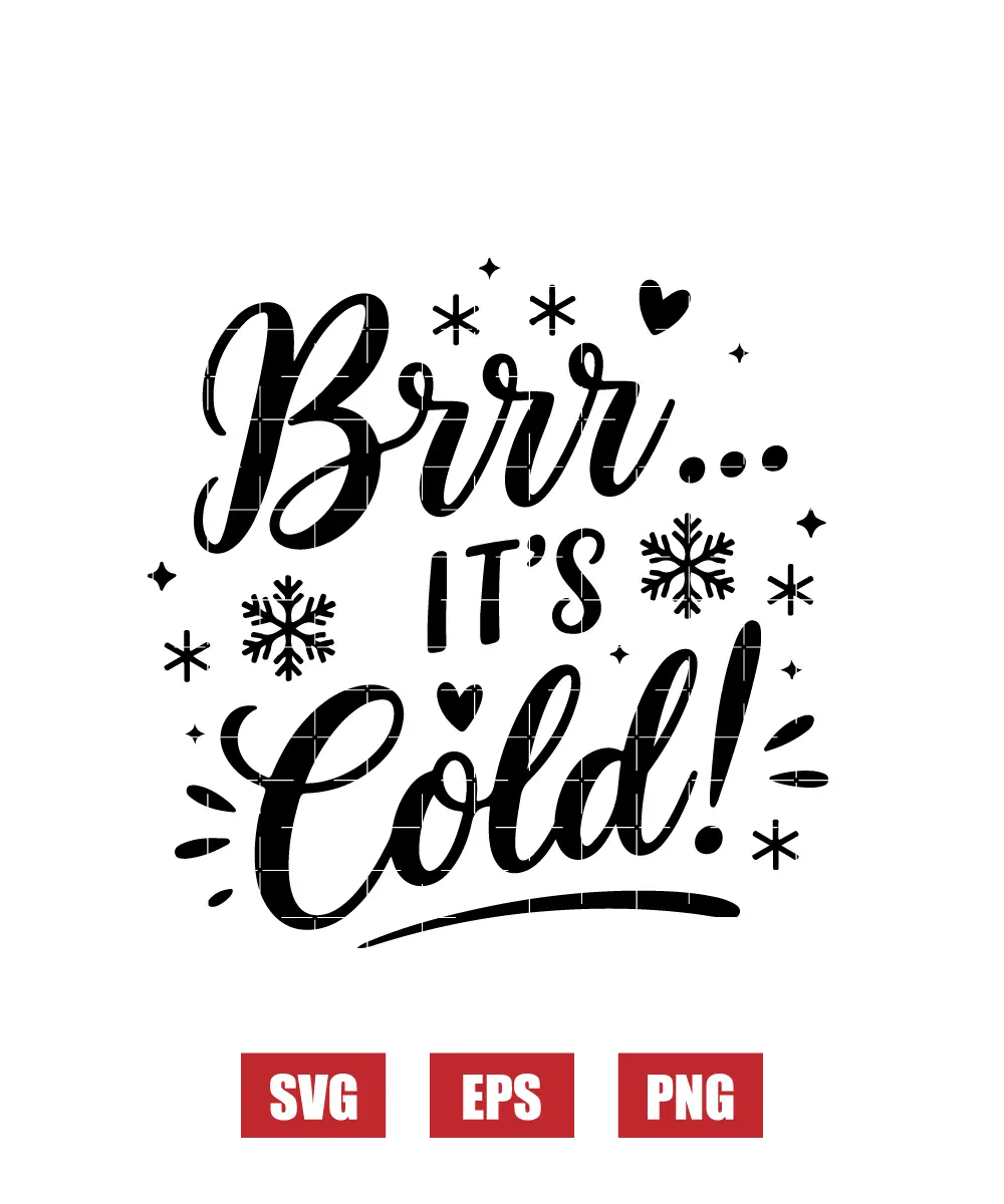 Brrr... It's Cold! Svg