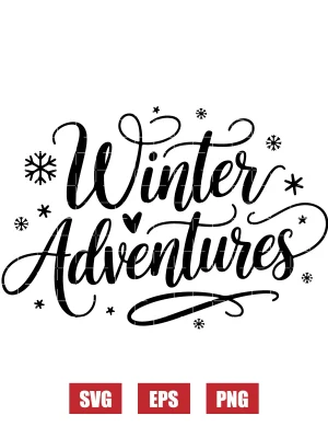 Winter Adventures Svg
