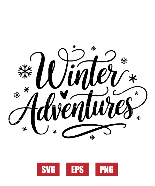 Winter Adventures Svg