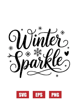 Winter Sparkle Svg