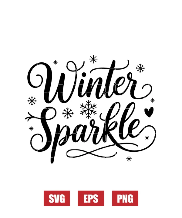 Winter Sparkle Svg
