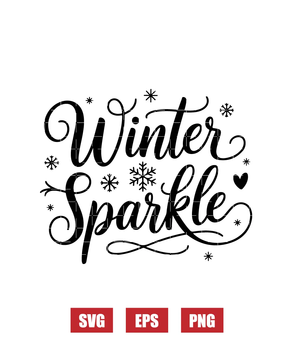 Winter Sparkle Svg
