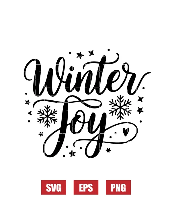 Winter Joy Svg