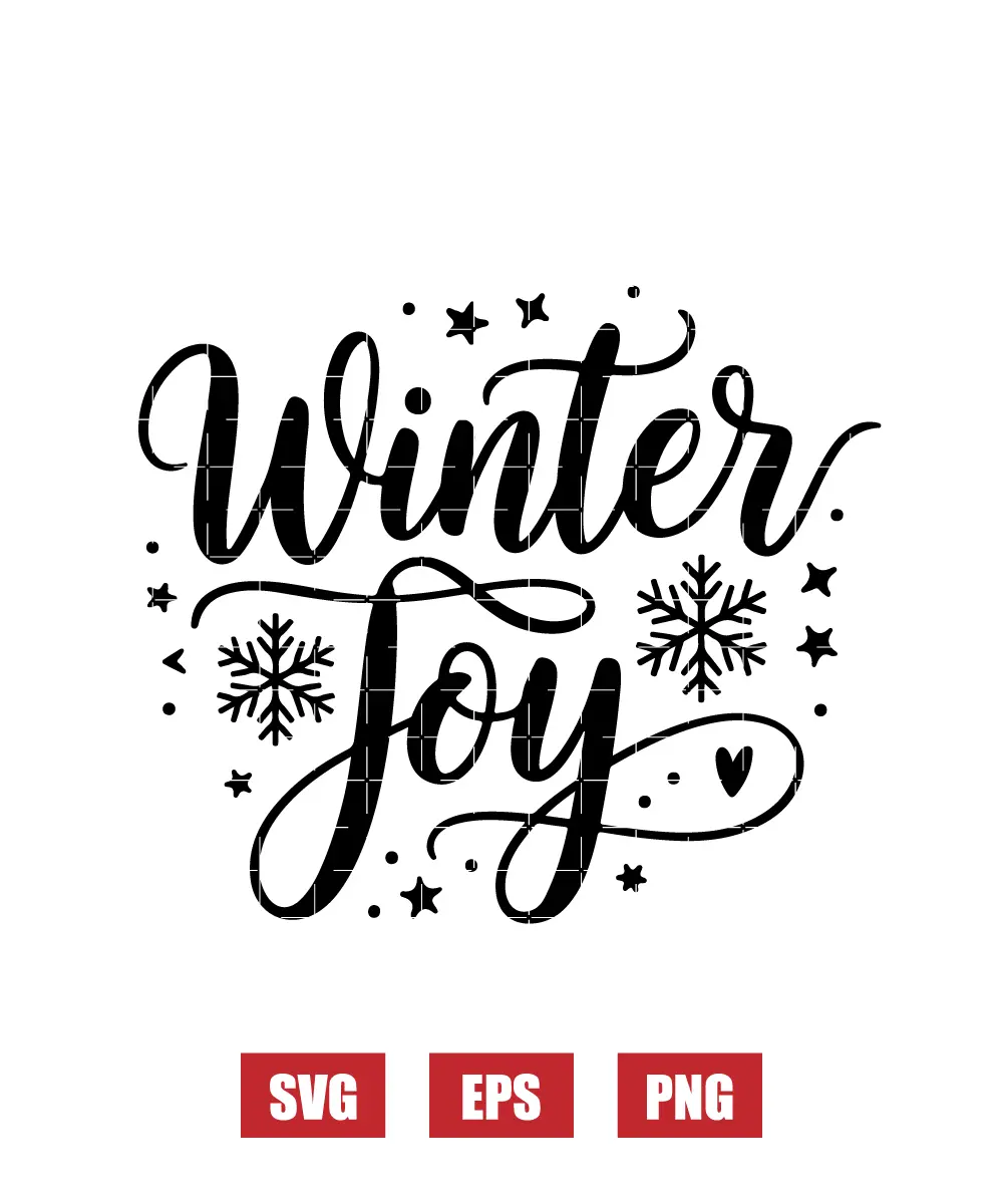 Winter Joy Svg